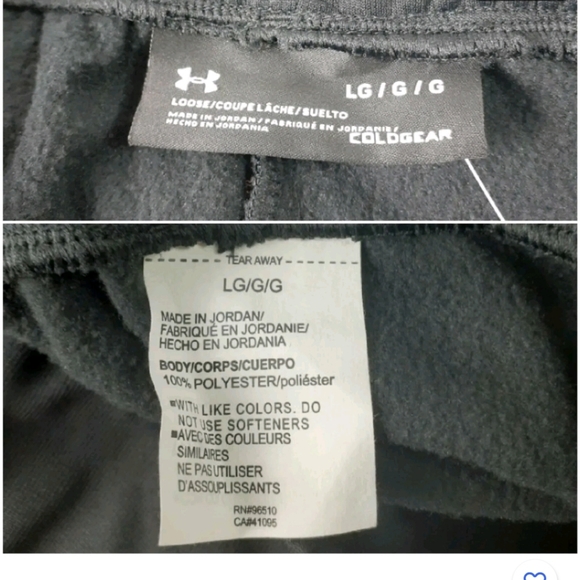 Under Armour Fleece pants nwt - Picture 3 of 4